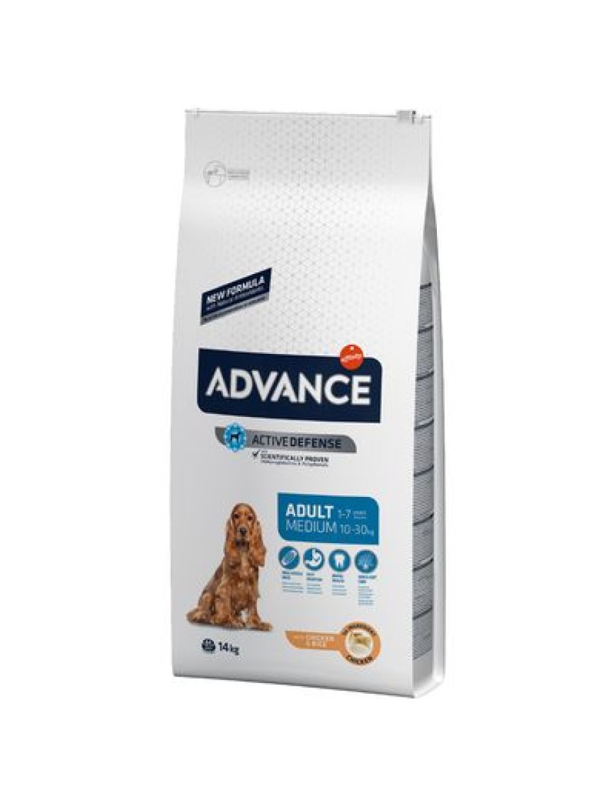 ADVANCE DOG MEDIUM ADULT C & R 14 KG +3KG GRATIS