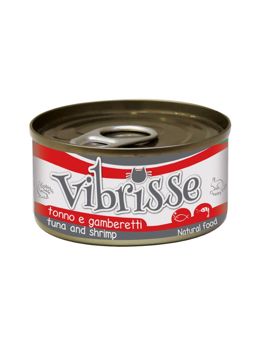 LATA GATO VIBRISSE ATUM + GAMBAS 70 G