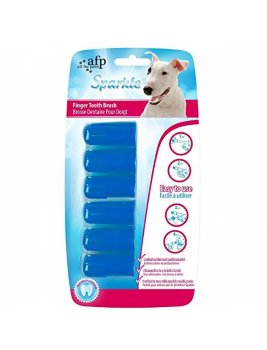 ESCOVA DENTES DE DEDO 6 UNIDADES