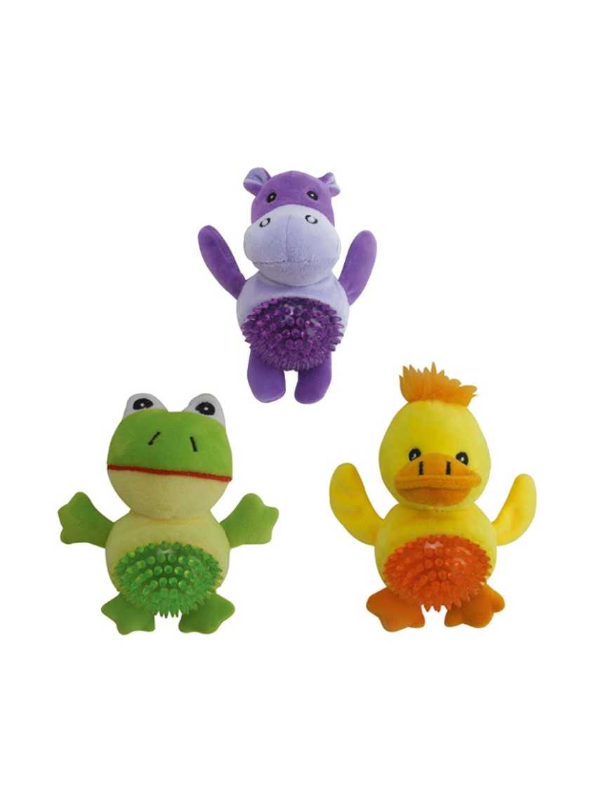 BRINQUEDO PELUCHE ANIMAL BALL FLASH SAPO