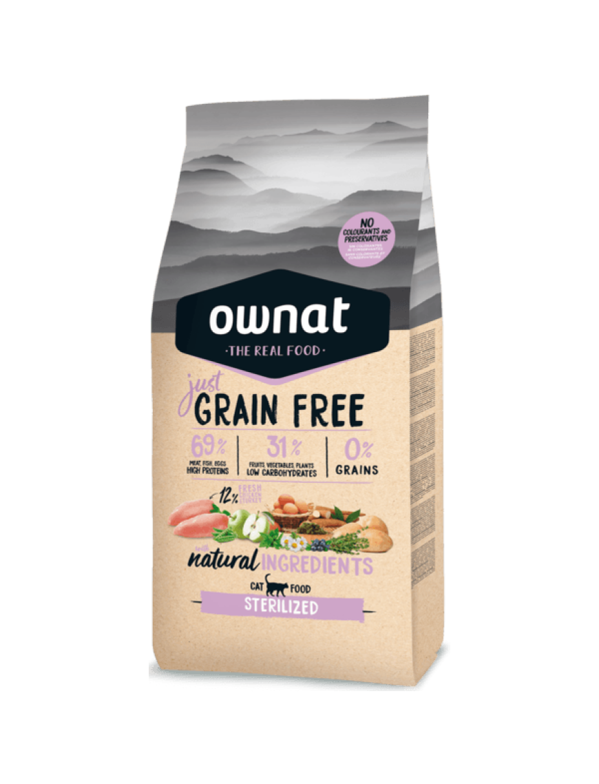 OWNAT GATO JUST GF STERILIZ 3KG