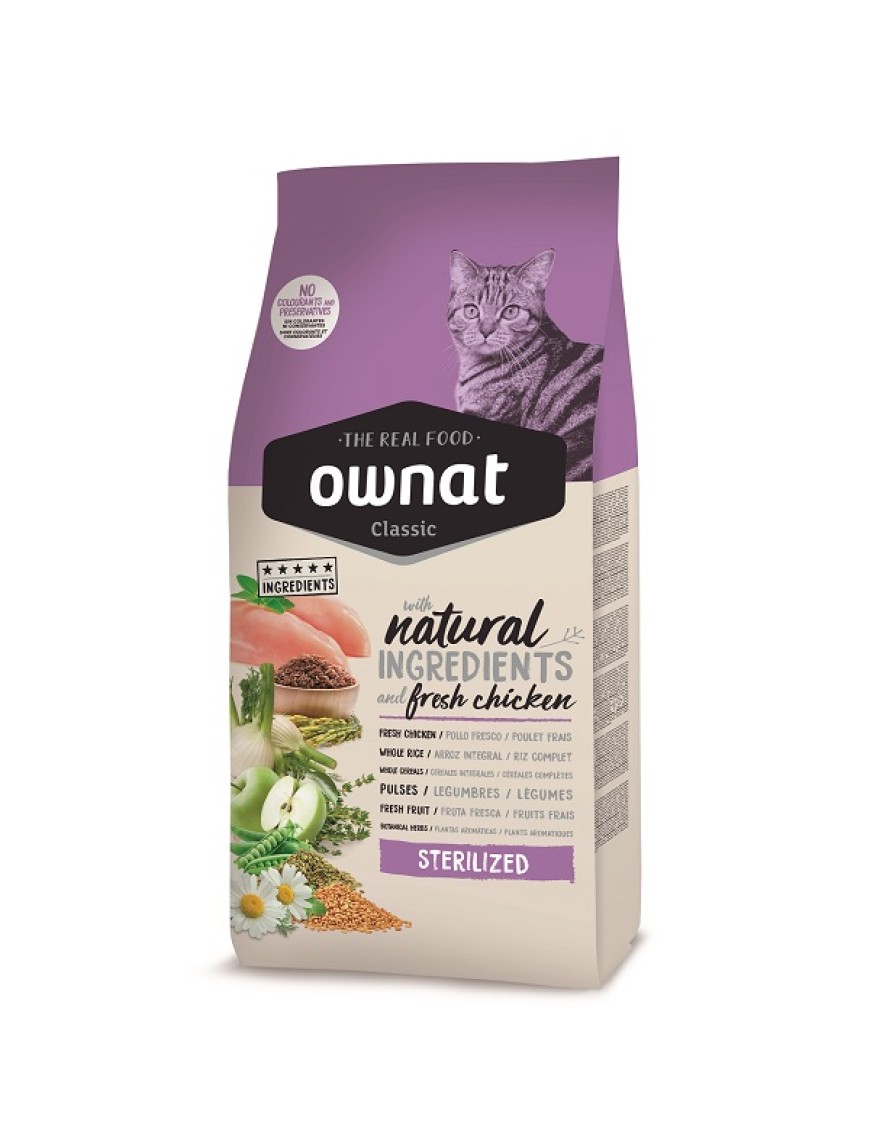 OWNAT CLASSIC GATO STERILIZED 4KG