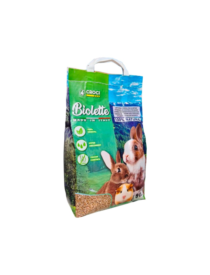 AREIA P/ROEDORES BIOLETTE 8 l