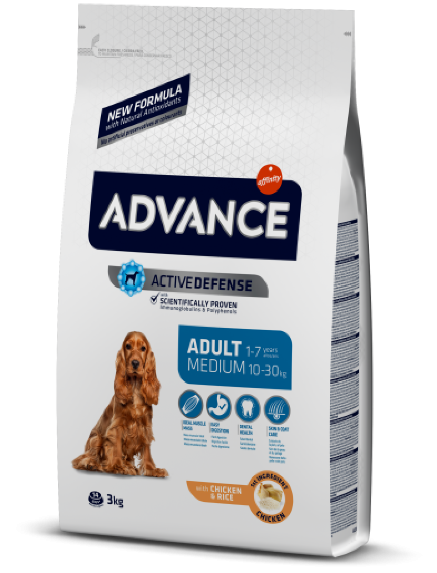 ADVANCE DOG MEDIUM ADULT C & R 3 KG