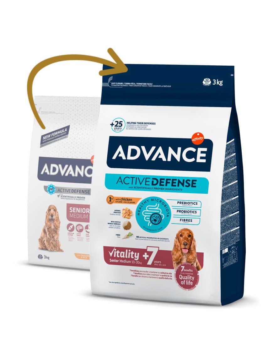 ADVANCE DOG MEDIUM SENIOR C & R 3 KG 