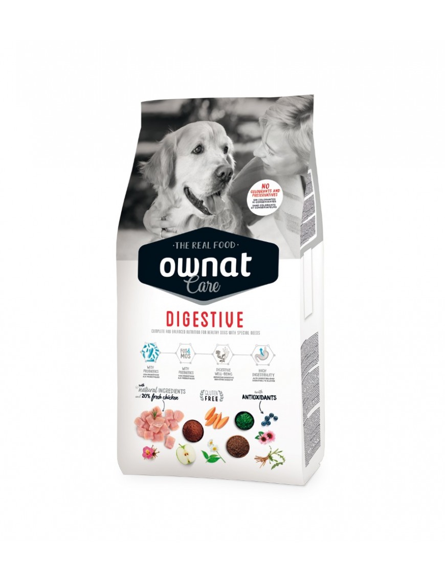 OWNAT CARE DIGESTIVE CÃO 3 KG