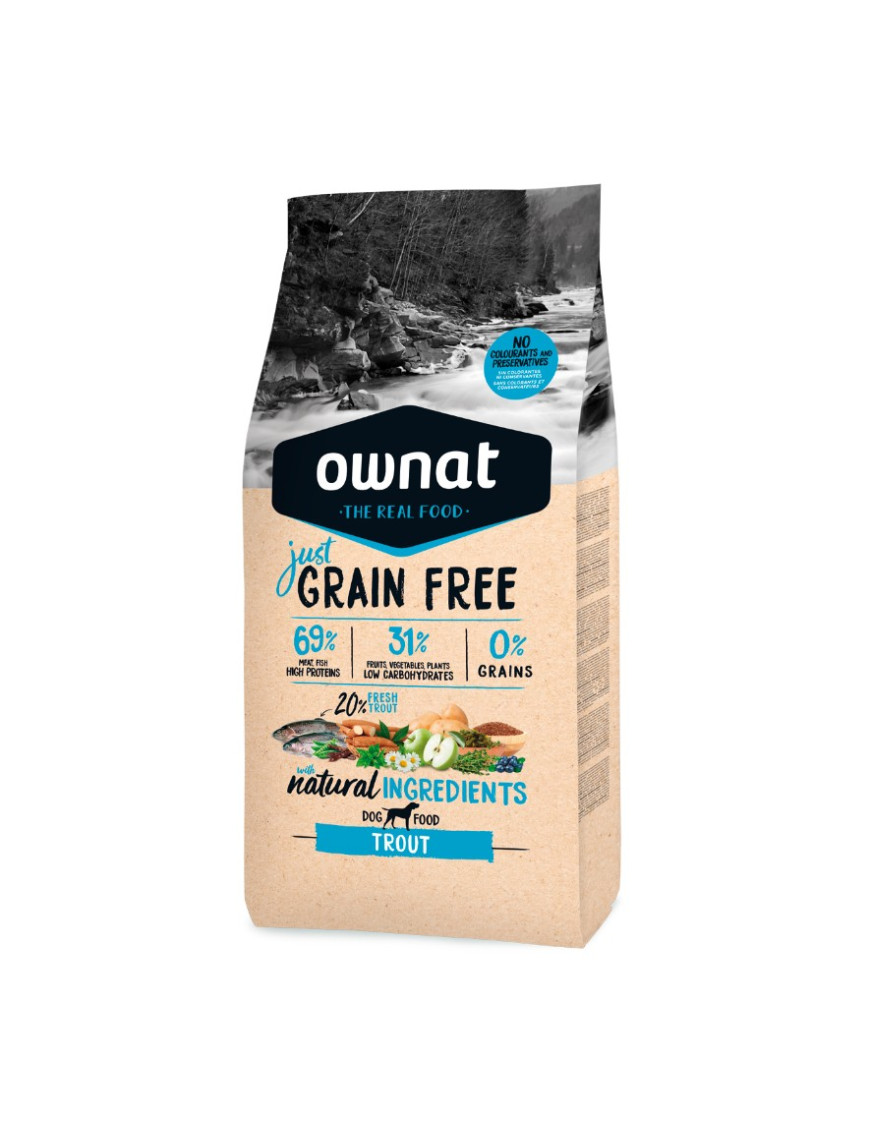 OWNAT CÃO JUST GF TROUT 3KG