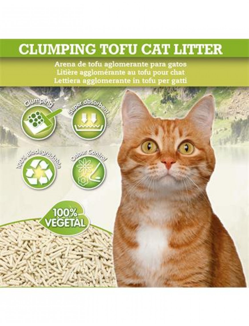 Areia Aglomerando de tofu natural 6 l